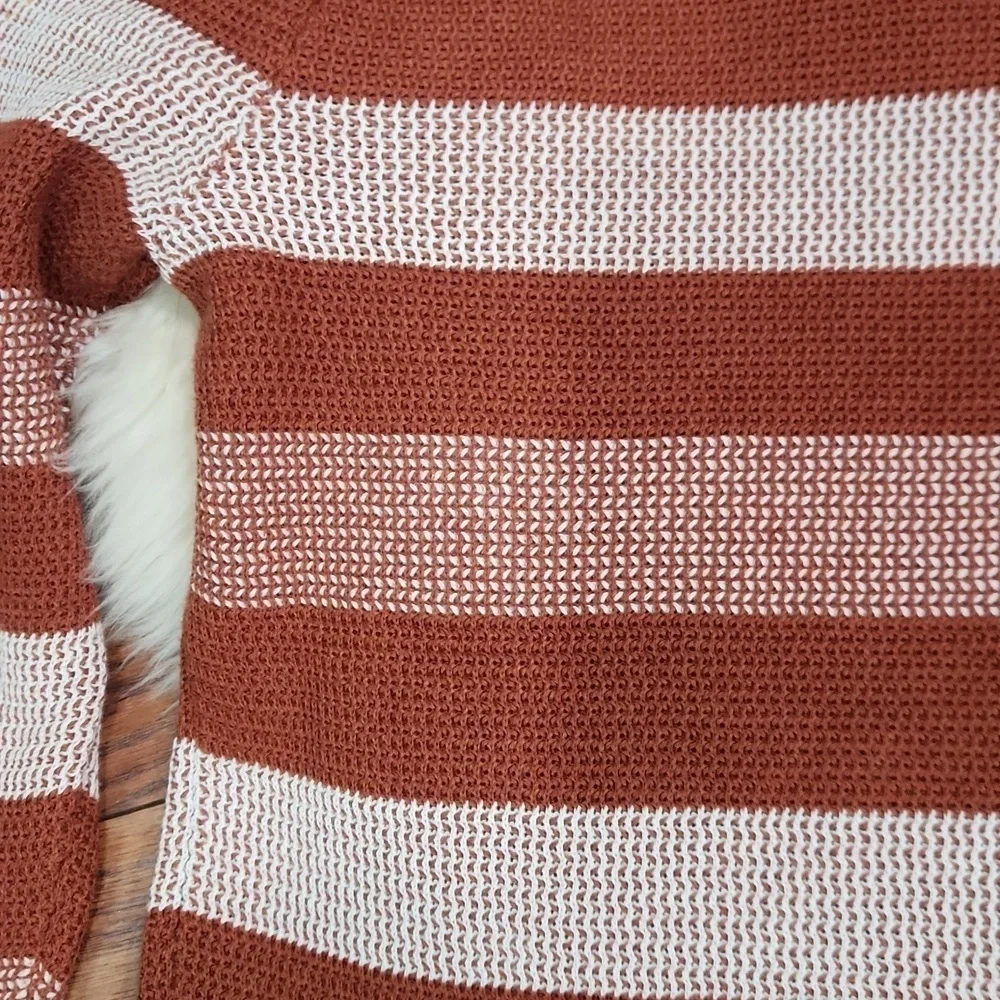 Market & Spruce Tawnee Cotton Blend Crewneck Knit Sweater - Picture 6 of 6